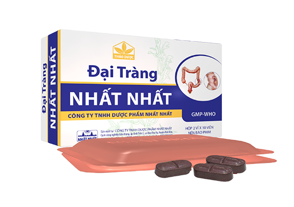 Thuốc Đại Tràng Nhất Nhất điều trị viêm đại tràng, tiêu chảy, rối loạn tiêu hóa (2 vỉ x 10 viên)